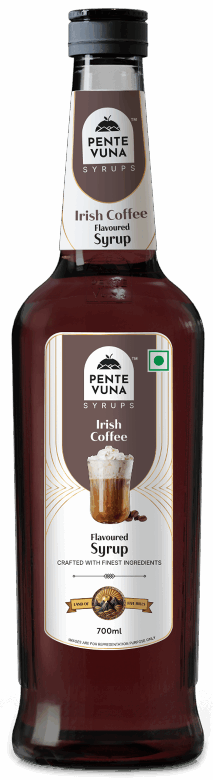 Irish Coffee Syrup Bottle